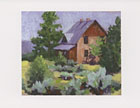 Donner Ranch watercolor note card