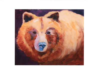 Momma Bear watercolor note cards