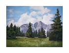 Nokhu Crags watercolor note card